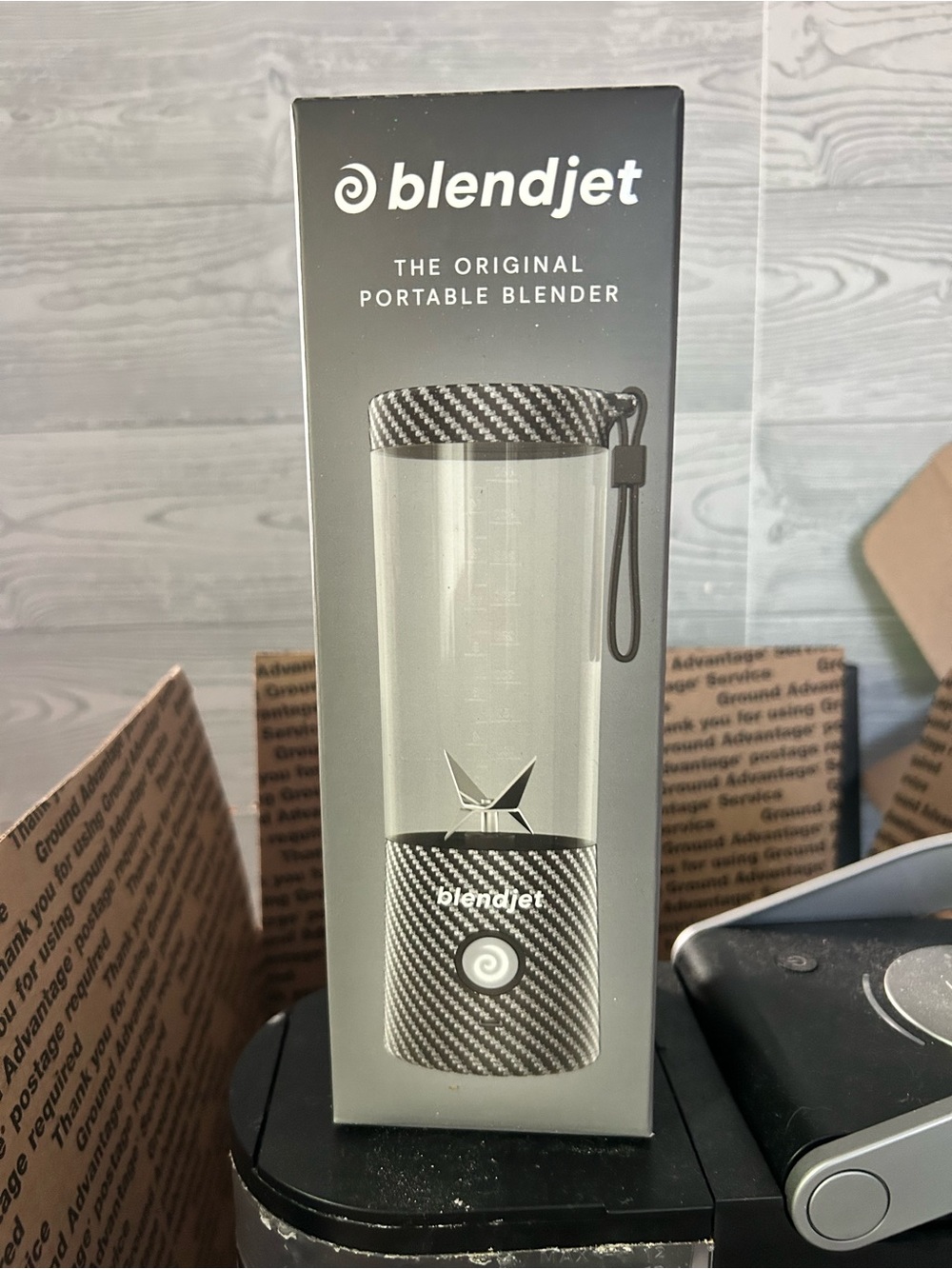 BlendJet Portable Personal Blender in Black Carbon Fiber